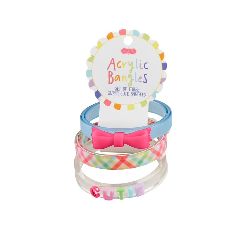 mud pie acrylic bangle set