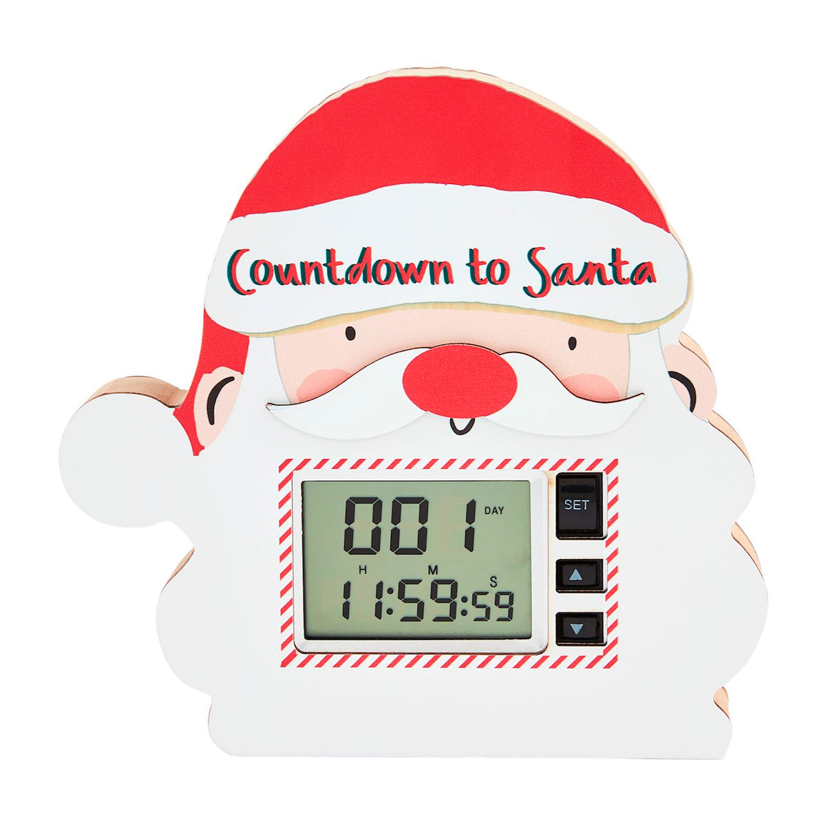 mud pie count down to santa clock