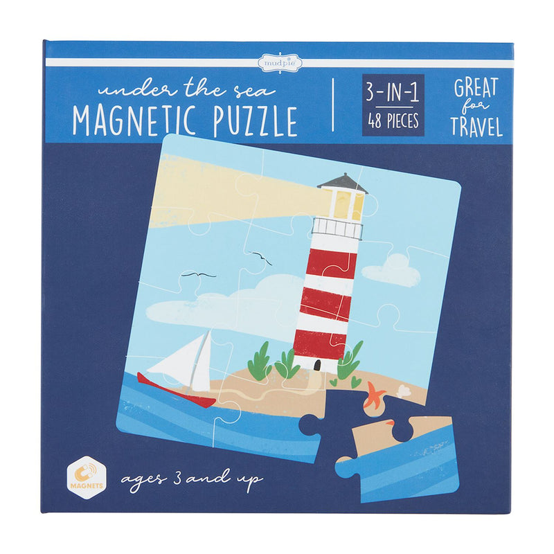 mud pie blue ocean magnetic puzzle set 