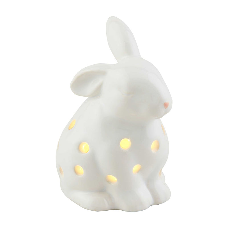 mud pie white light up bunny