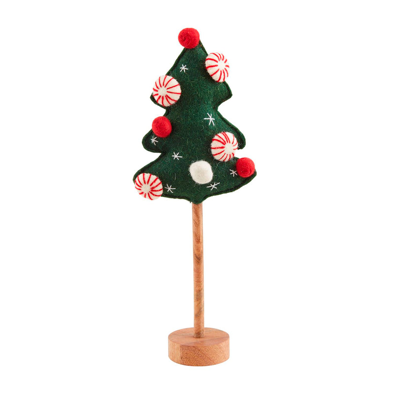 mud pie felt tree pom pom 