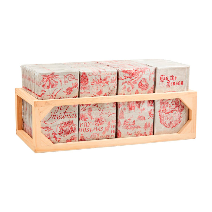 mud pie toile disposable guest towel set 