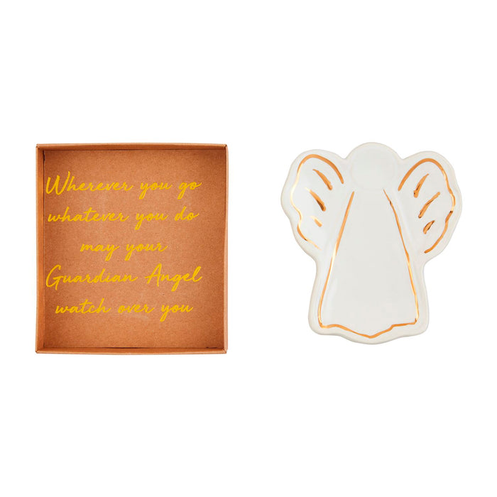 mud pie angel tidbit tray