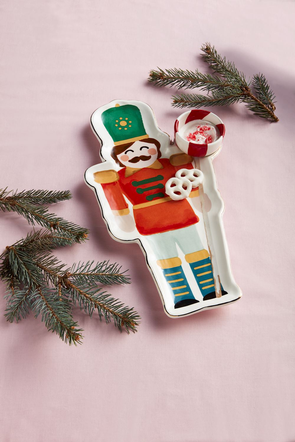 mud pie chip and dip set platter nutcracker 