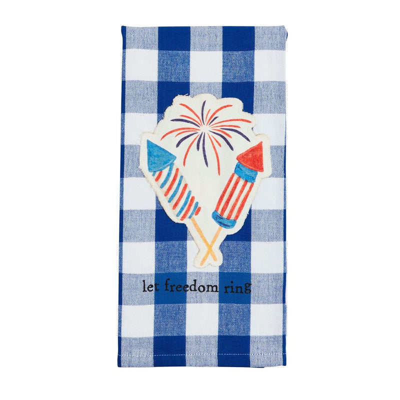 firework towel mud pie 