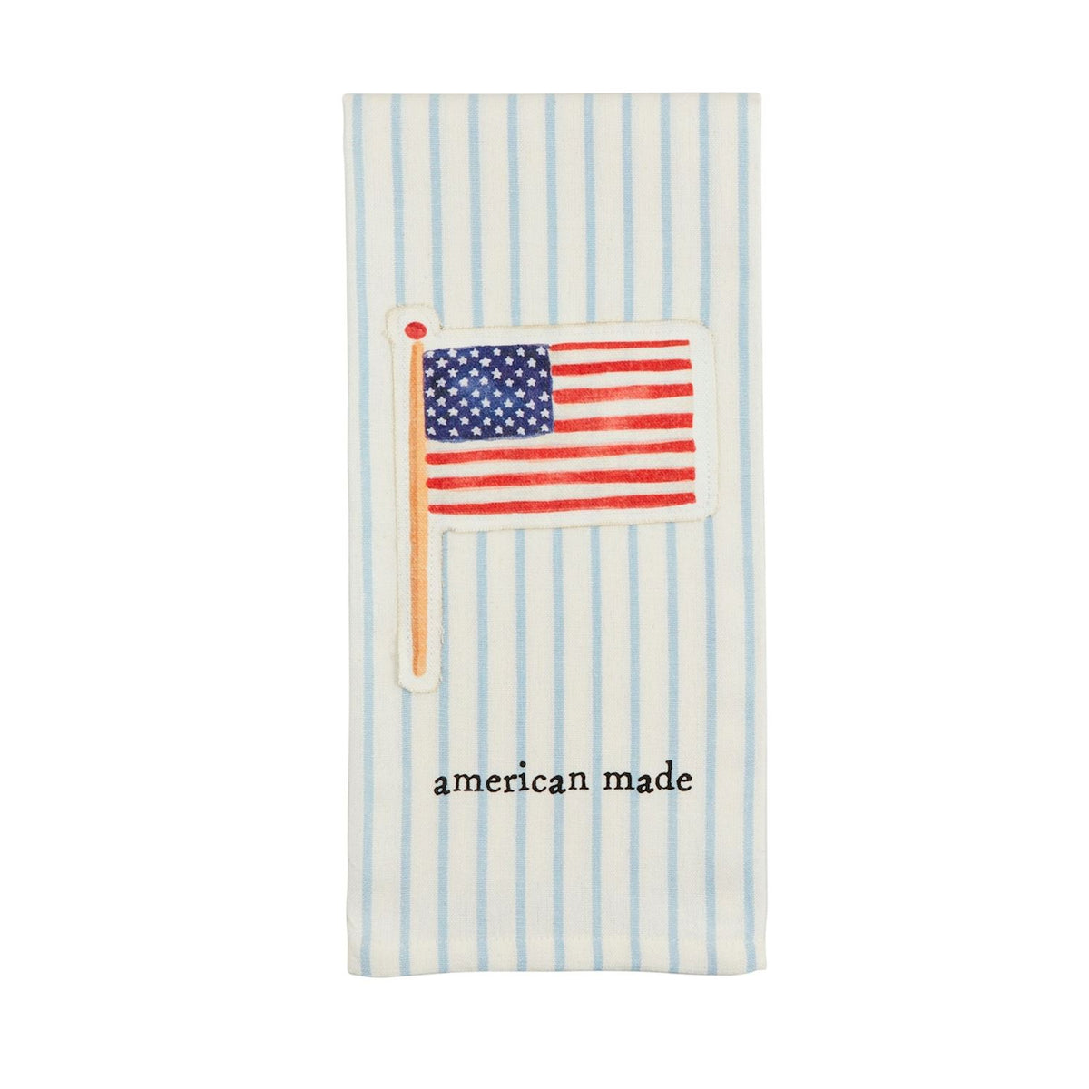 American patch towel mud pie 
