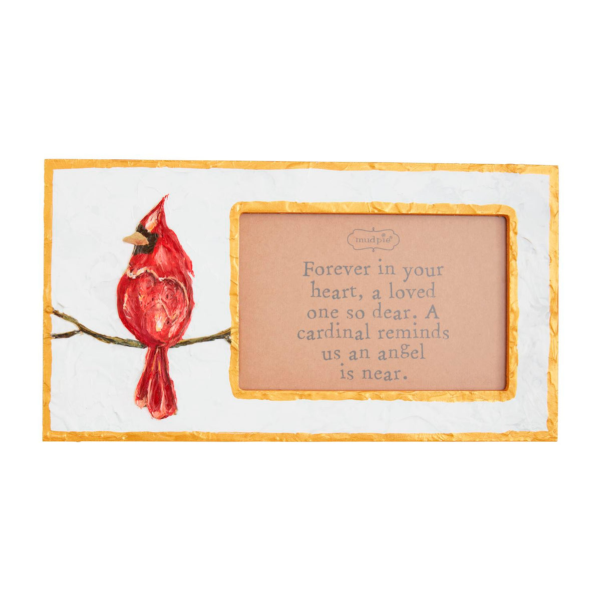 mud pie cardinal picture frame 