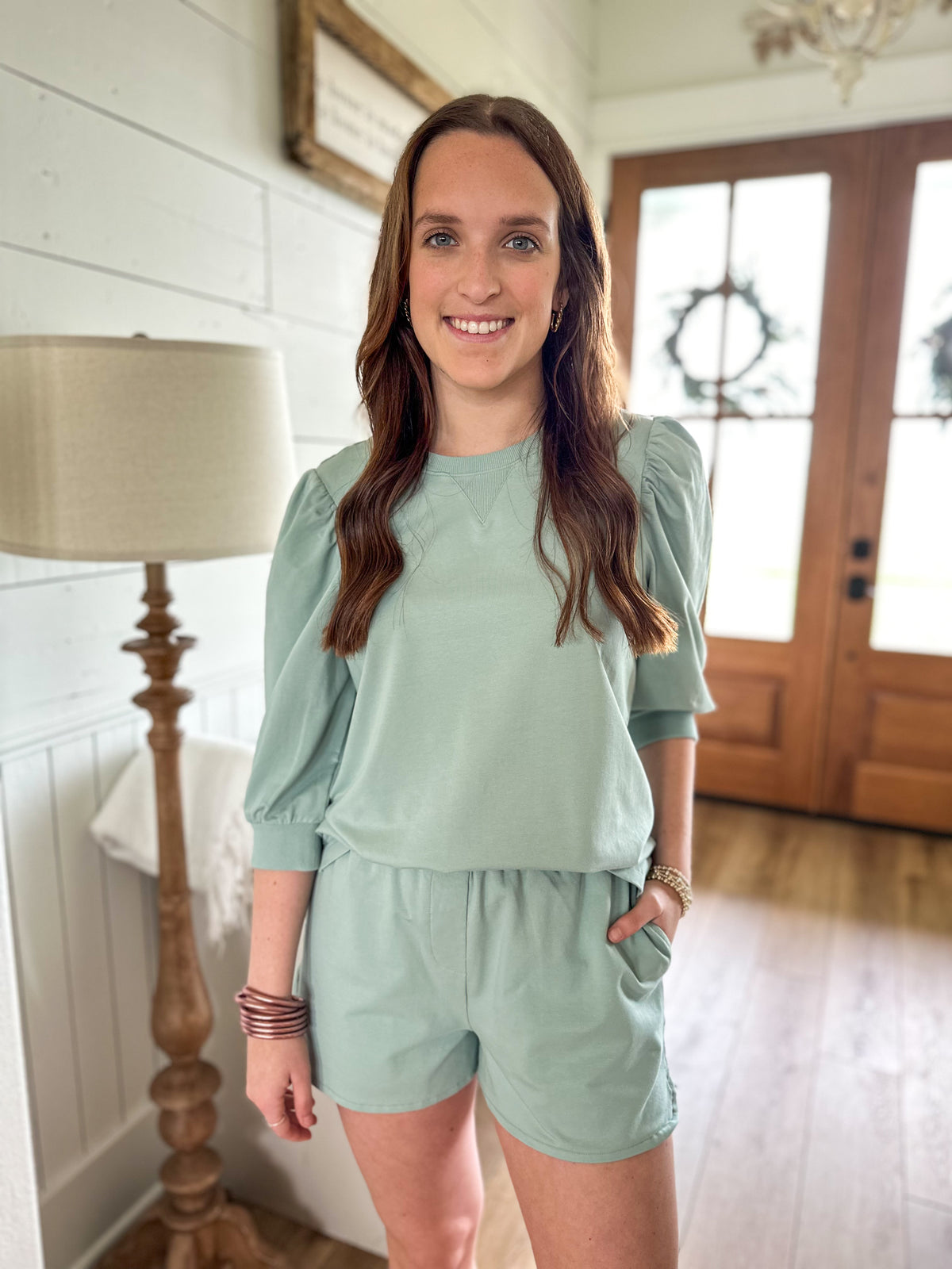 tamryn top in aloe green color