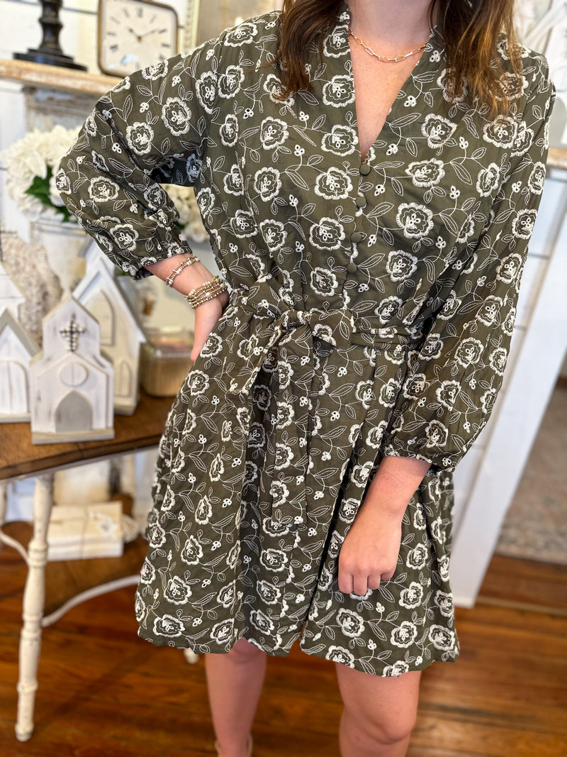 Georgia Mae Dress - Olive