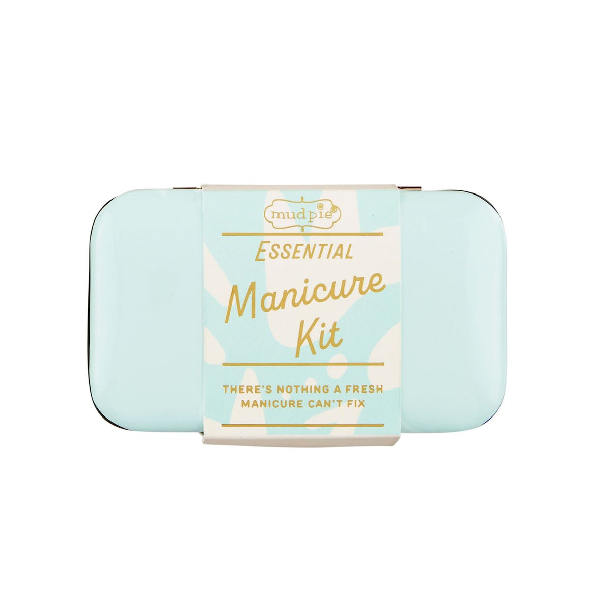 light blue manicure kit mud pie
