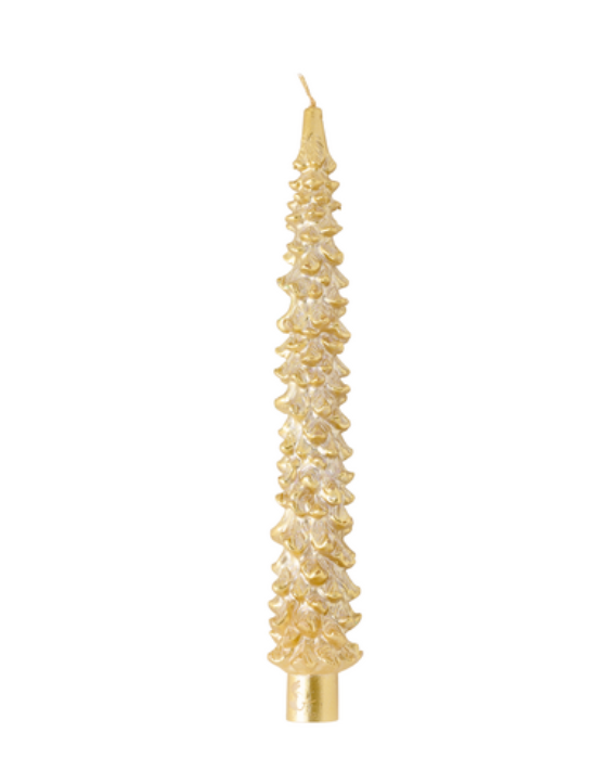 mud pie christmas taper candle sets gold tree