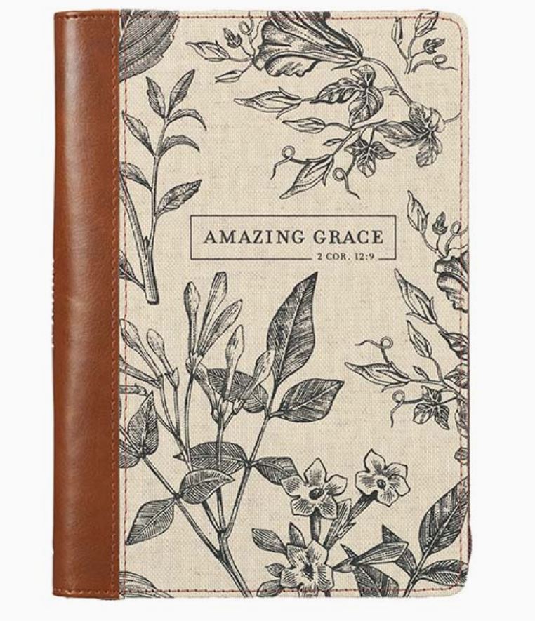 amazing grace journal with zipper 
