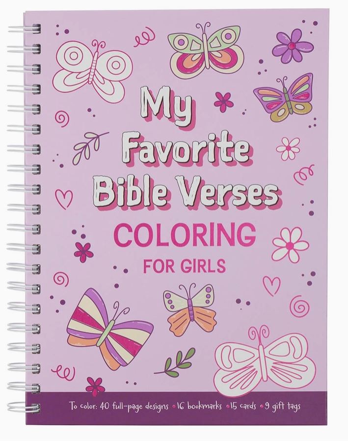 favorite bible verses coloring book girls 
