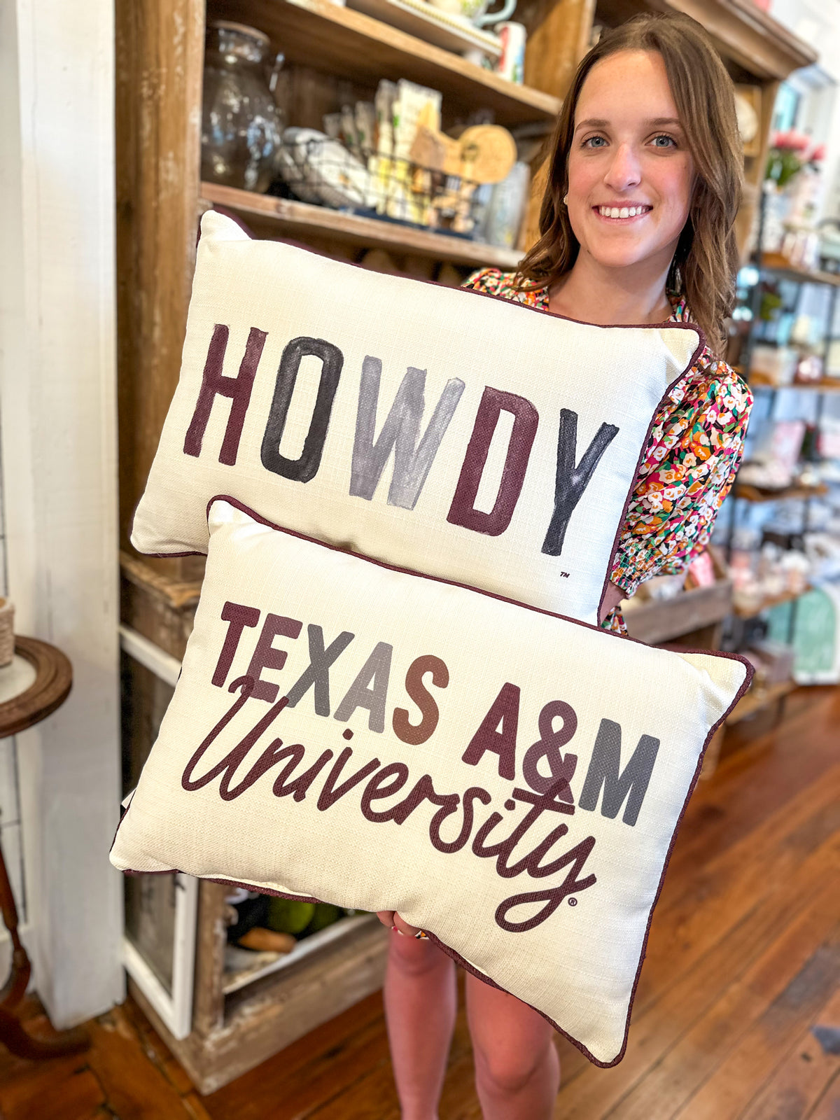 texas a&m little birdie pillow